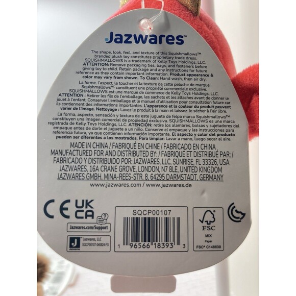 Squishmallows 3.5" Karlie Red Bat, Wade the Werewolf, Monster Callum Plush Clip - Picture 7 of 16